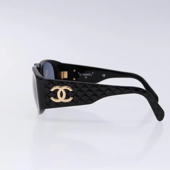 CHANEL Sunglasses plastic Black CC Auth yk19120 main image 7